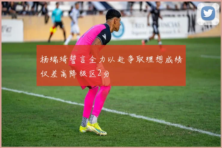 杨瑞琦誓言全力以赴争取理想成绩仅差高降级区2分